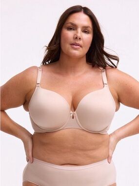 NWT Torrid Curve Body T-Shirt Lightly Lined Smooth Straight Back Bra Size 48DD